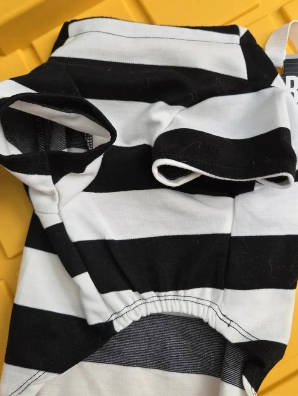 Pet Tentiary Prisoner Black & White Pet Costume